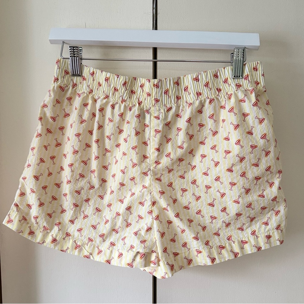 Better Together Cocktail/Martini Print Boxer or Casual Shorts 100% Cotton 🍹 - Picture 3 of 4